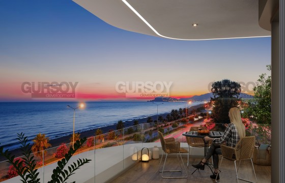 Квартиры 1+1, 2+1 и 3+1 в рассрочку в элитном комплексе на первой линии в Кестеле, 60-144 м2 в Турции - фото 6