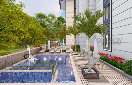 Инвестиционная 1+1 в перспективном районе Газипаши в Турции - фото 1