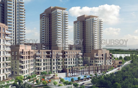 Новый проект в отличной локации в районе Бахчешехир, 124 м2-165 м2 в Турции - фото 4