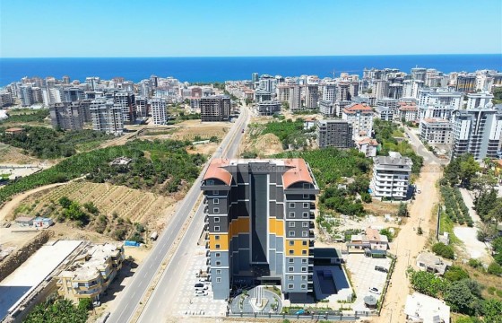 Двухуровневая квартира 2+1 с панорамным видом на море, Махмутлар в Турции - фото 1