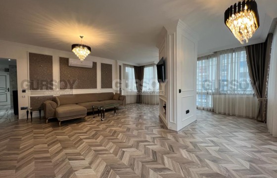 Шикарная квартира 1+1,120м2  с  видом  на море в Махмутларе. До моря 100м. в Турции - фото 1