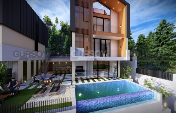 Инвестиционная вилла 2+1 в новом проекте в районе Тепе в Турции - фото 1