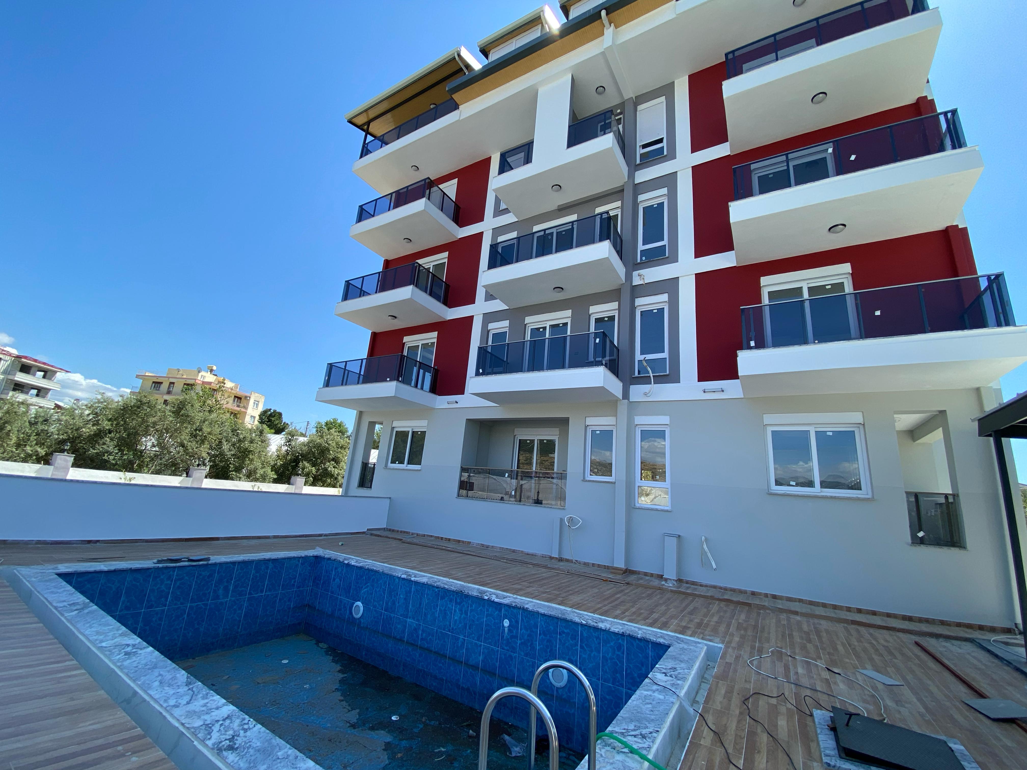 Новая квартира 1+1 в Газипаше в доме с бассейном, доступная цена в Турции - фото 5