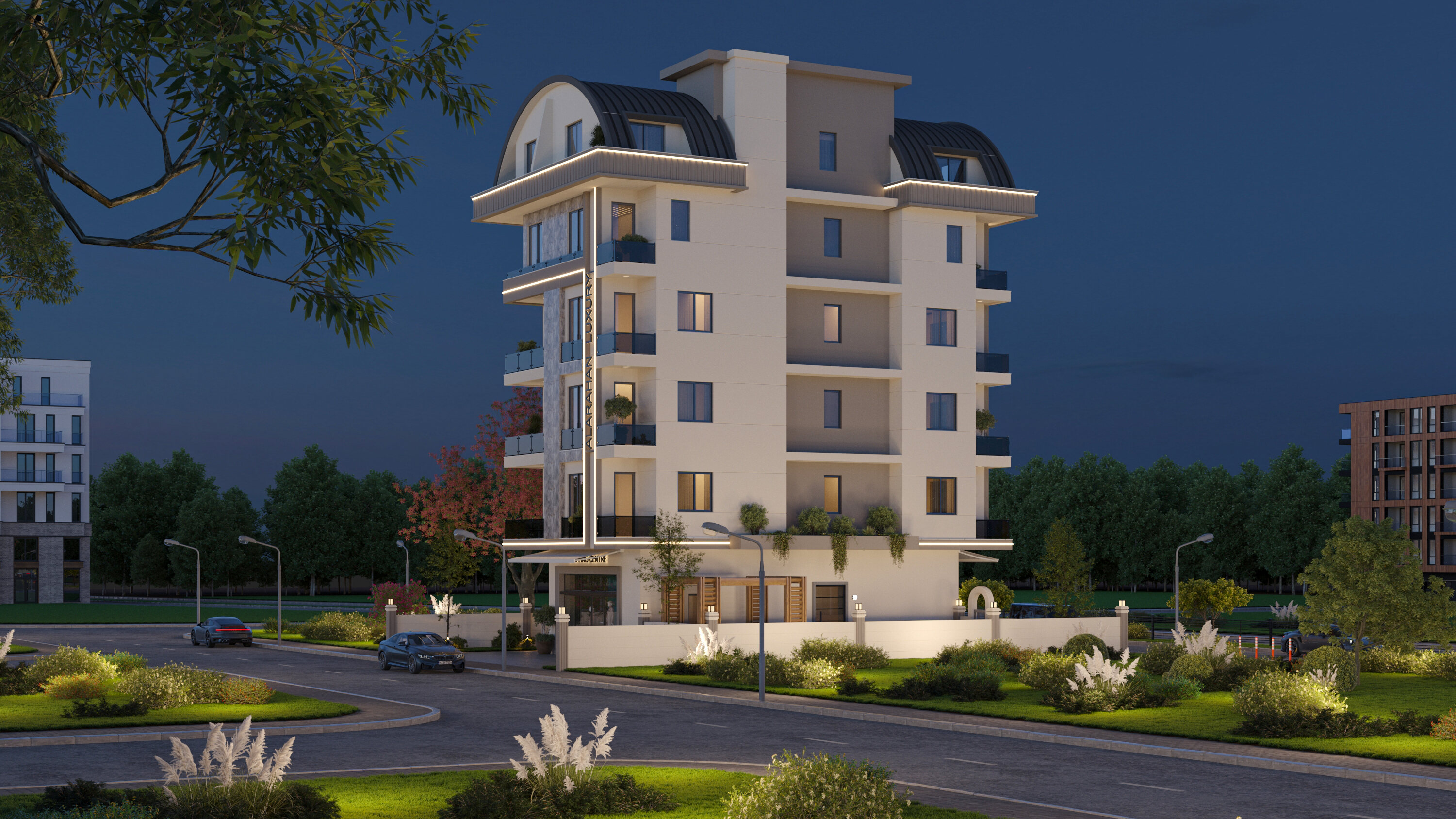 Квартира 2+1 в новом малоквартирном доме в районе Оба, в 300 м от пляжа в Турции - фото 2