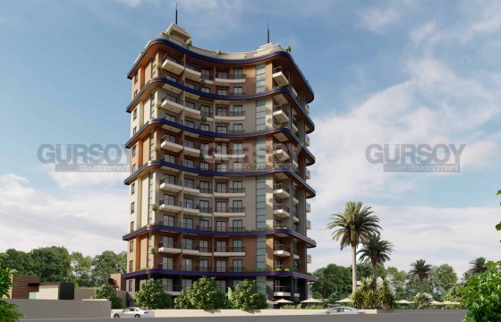 Современный, дизайнерский  проект в районе Махмутлар. До моря 850м. в Турции - фото 9