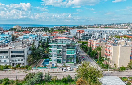 Меблированный садовый дуплекс 2+1 в 450 м от лучшего песчаного пляжа в Авсаллар в Турции - фото 4