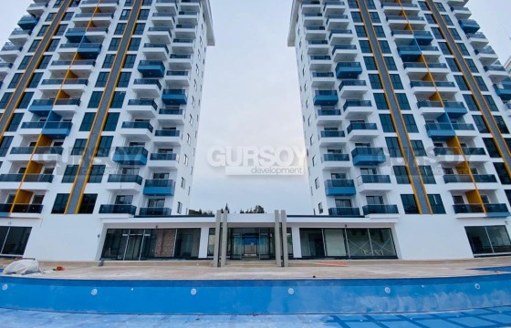 Новая квартира 1+1,40м2 в современном комплексе в районе Махмутлар. в Турции - фото 11