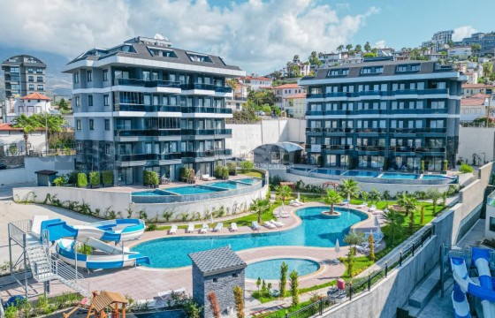 Квартира 1+1 в новом комплексе с видом на море в Каргыджаке в Турции - фото 3