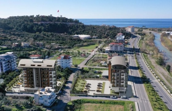 Квартира 1+1 в новом комплексе в Демирташе недалеко от моря в Турции - фото 2