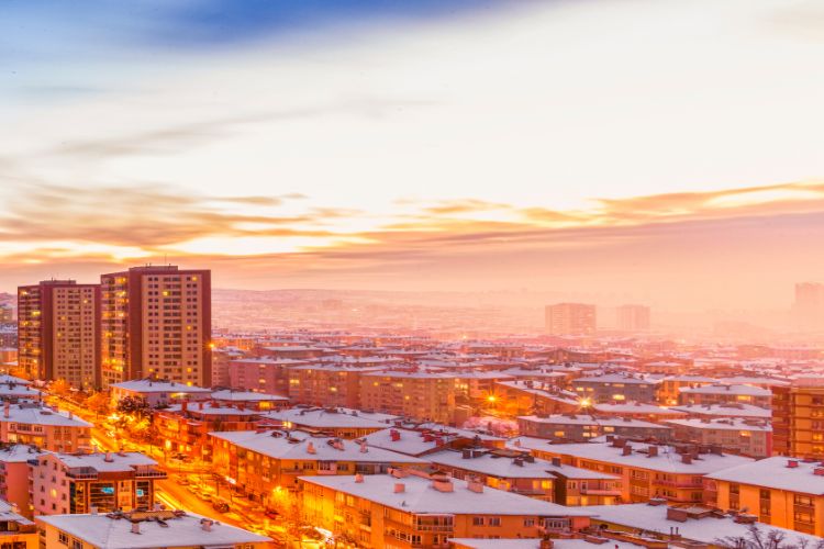 Зима в Турции, Анкара