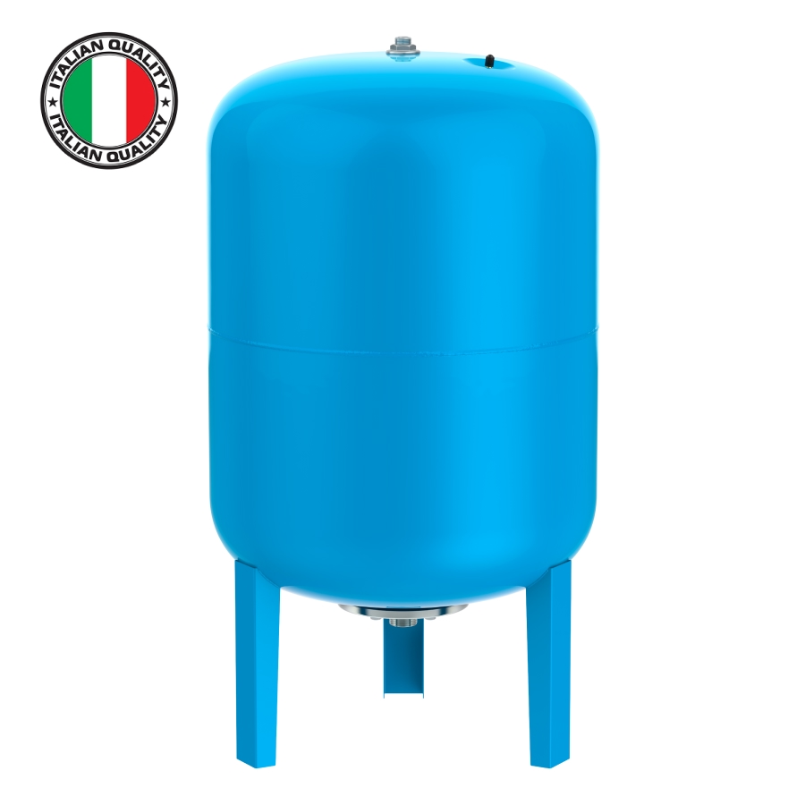 Гидроаккумулятор VODOS SIMPLE 100 VERT (100 литров, 8bar, G1", +99°C,  мембрана EPDM SE.FA Italy)