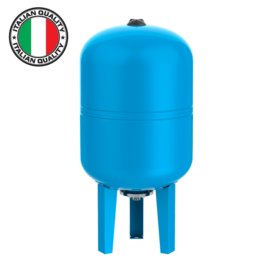 Гидроаккумулятор VODOS WTR 50 VERT (50 литров, 10bar, G1", +99°C,  мембрана EPDM SE.FA Italy)