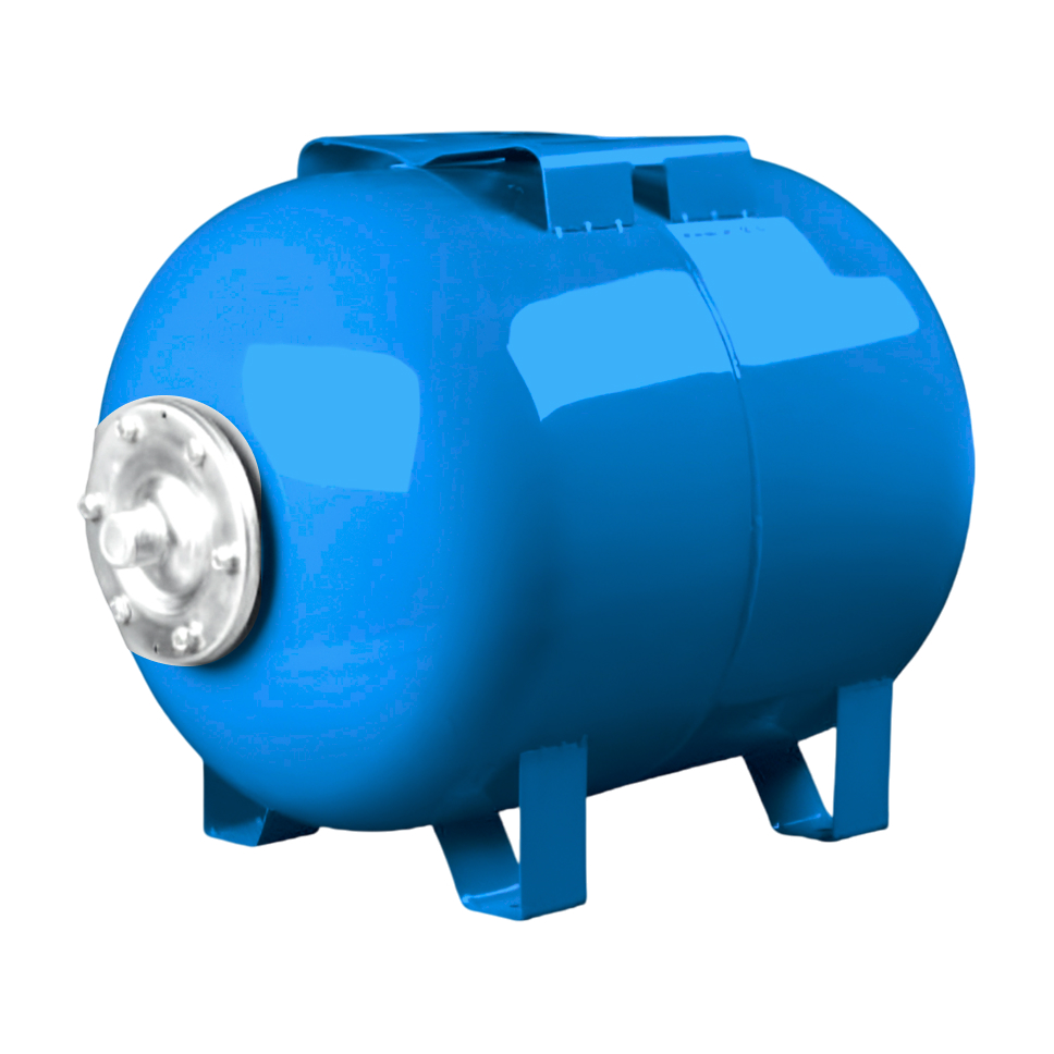 Бак мембр.горизонт. CW-H 50  16bar -10 °C / + 99 °C 1" (синий)