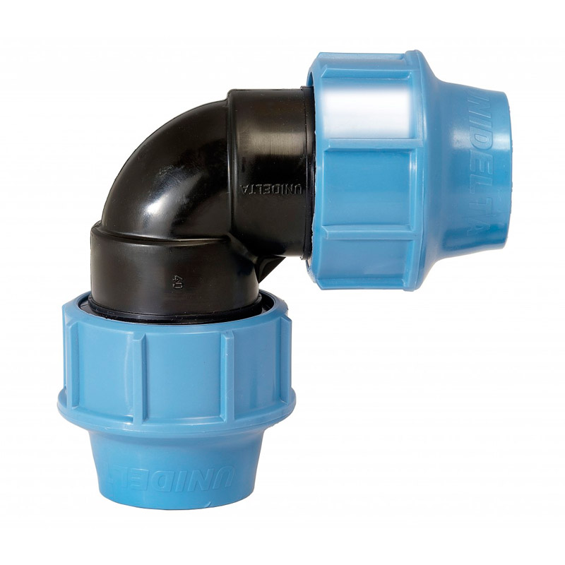 Соединение угловое 90*  D20 / D20  PN10  PPE  UNIDELTA1006