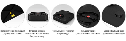 Бак для душа Rostok 110л