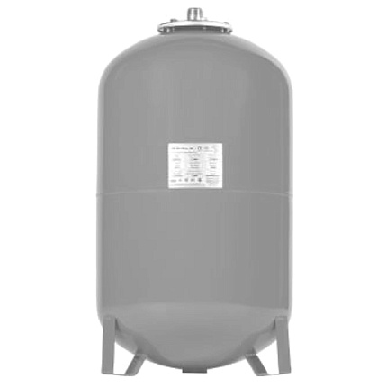 Бак мембр.верт. CW-LV 50  10bar -10 °C / + 99 °C 1" на ножках (серый) ВЕРХНИЙ фланец