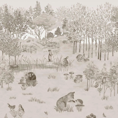 Обои Little Greene Storybook Papers 0231POSTONE