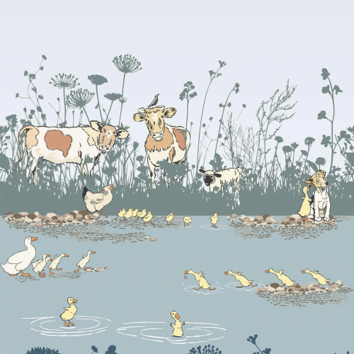 Обои Little Greene Storybook Papers 0231RIMOOZZ