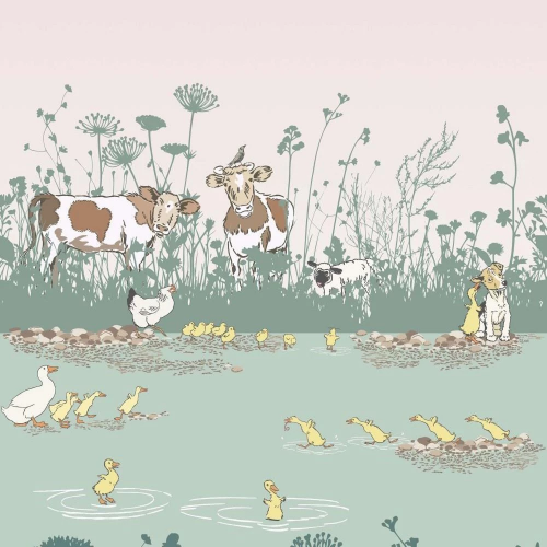 Обои Little Greene Storybook Papers 0231RIQUACK