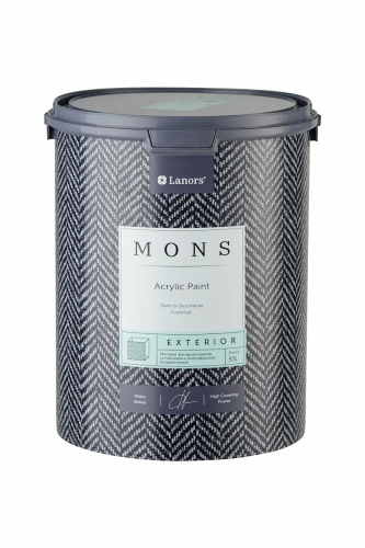 Краска Lanors Mons Exterior фасадная акриловая