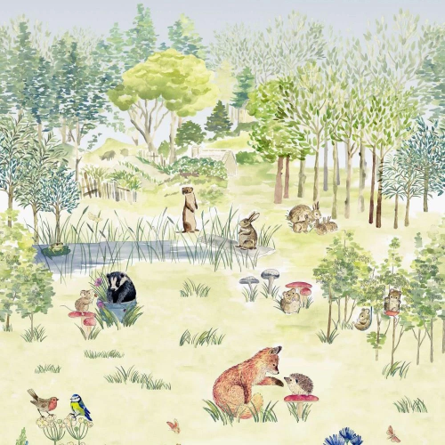 Обои Little Greene Storybook Papers 0231POSPRIN