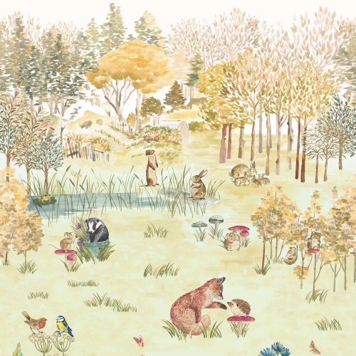 Обои Little Greene Storybook Papers 0231POHARVE