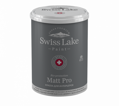 Краска водно-дисперсионная Matt Pro Swiss Lake