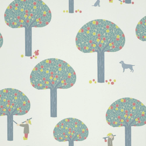 Обои Little Greene Storybook Papers 0231RODELIC