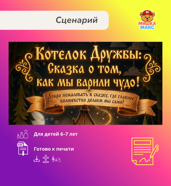 Сценарий концерта "Котелок дружбы"