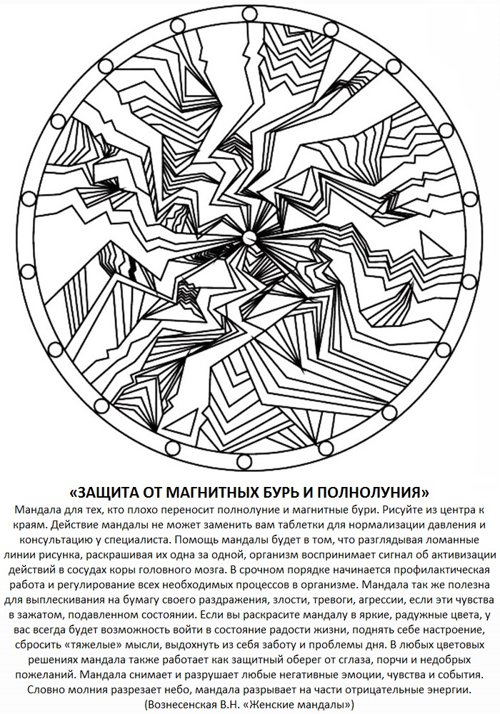 Арт терапия раскраски мандалы