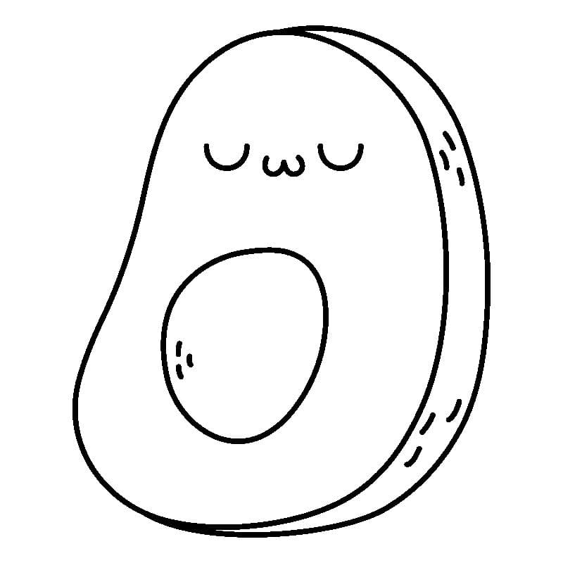 Авокадо спит