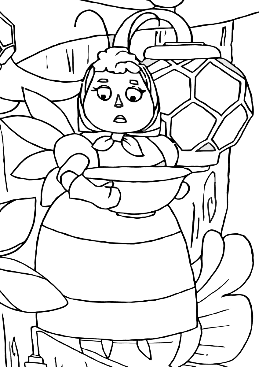 Баба Капа с чашкой