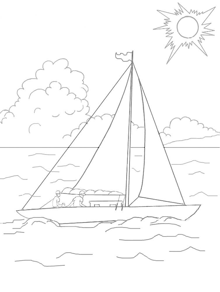 Лодка с море