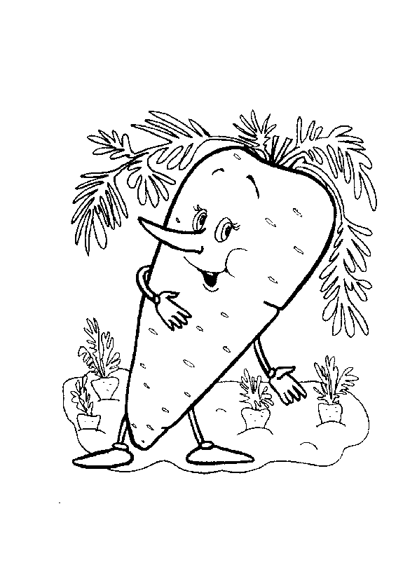 Огромная морковь