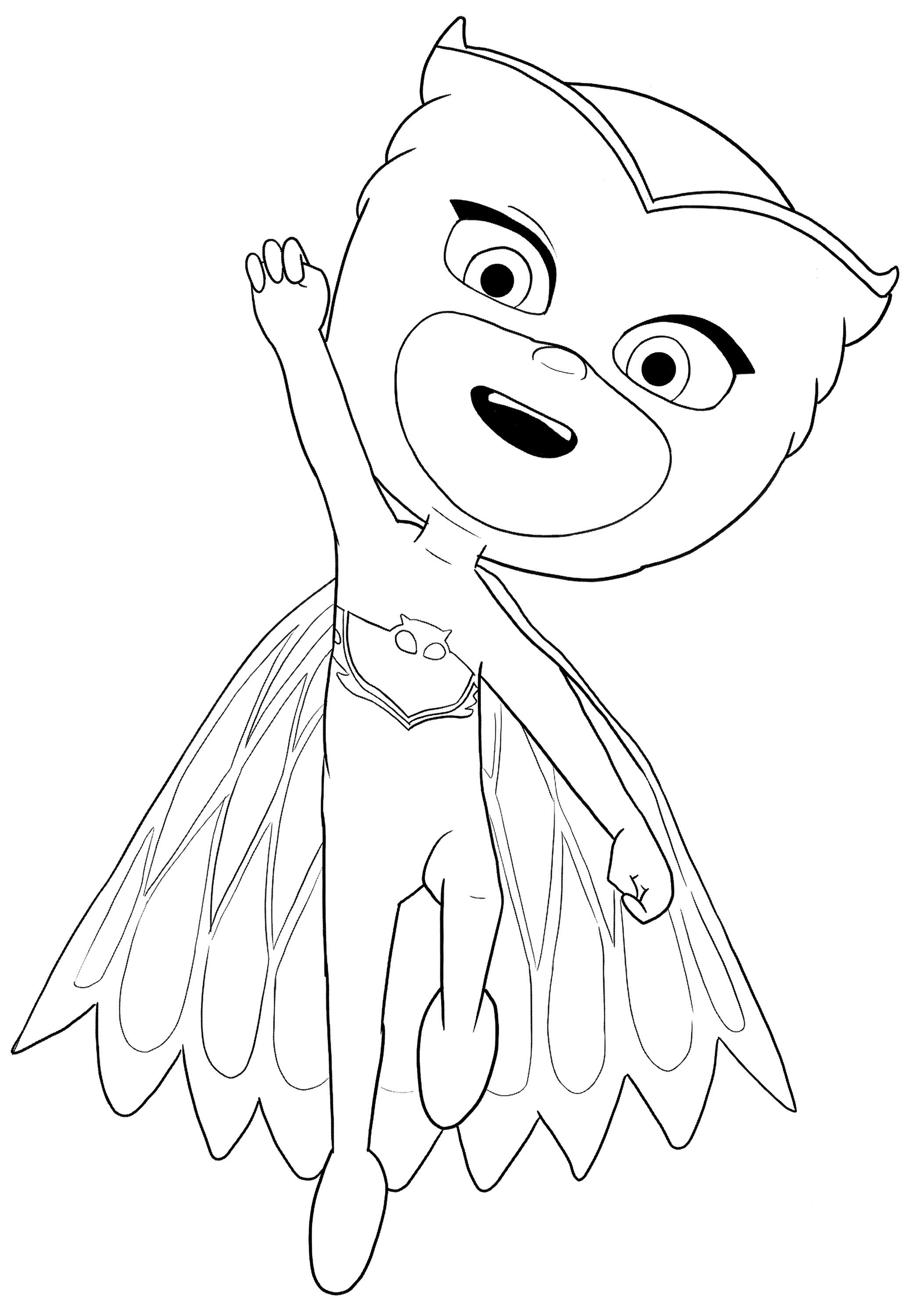 Раскраска Алетт в прыжке