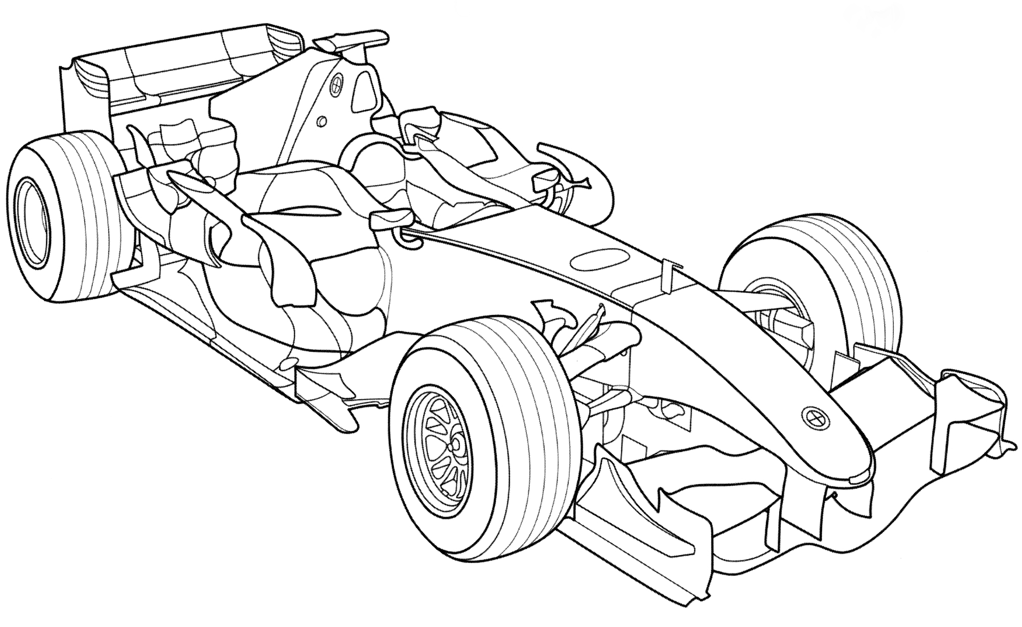 Раскраска BMW Sauber F1.07