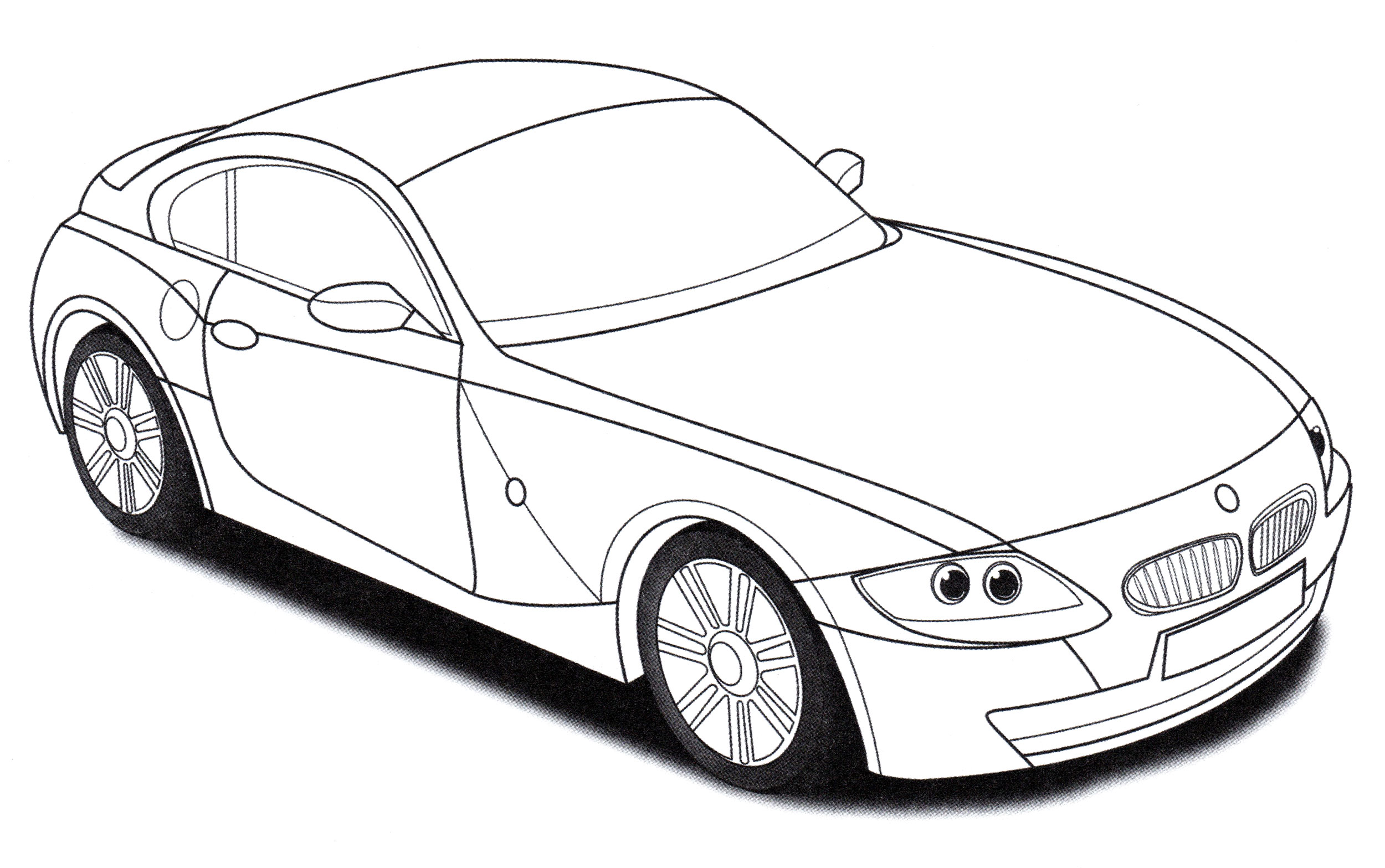 Раскраска BMW Z4 M