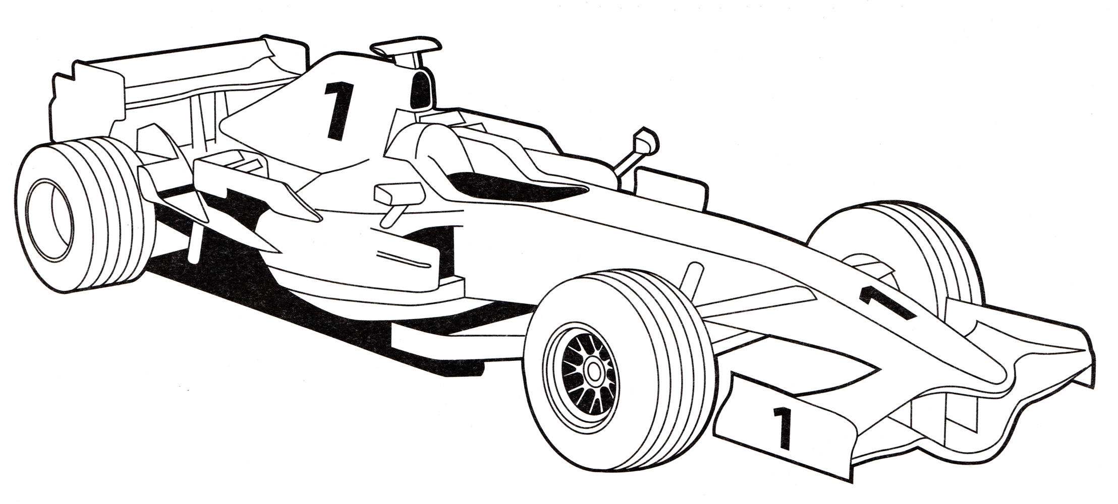 Раскраска Ferrari F2008