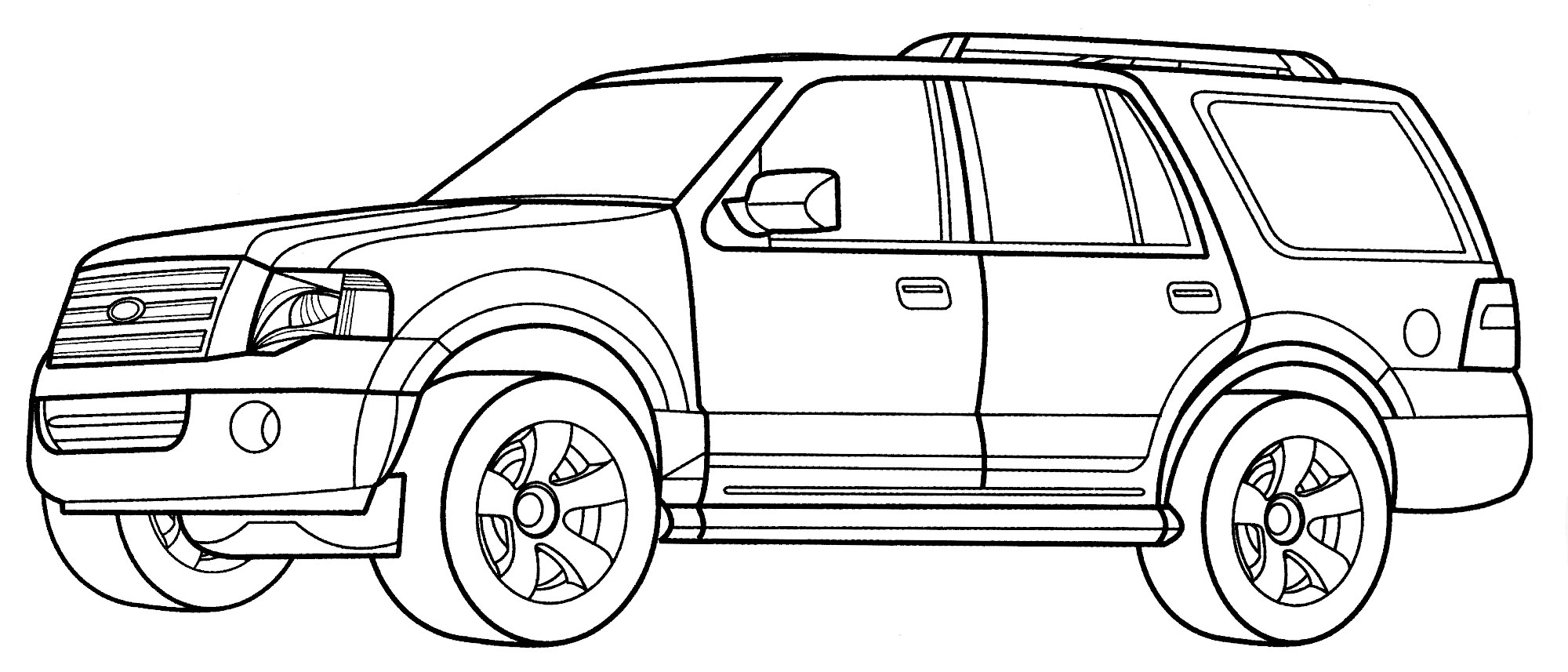 Раскраска Ford Expedition