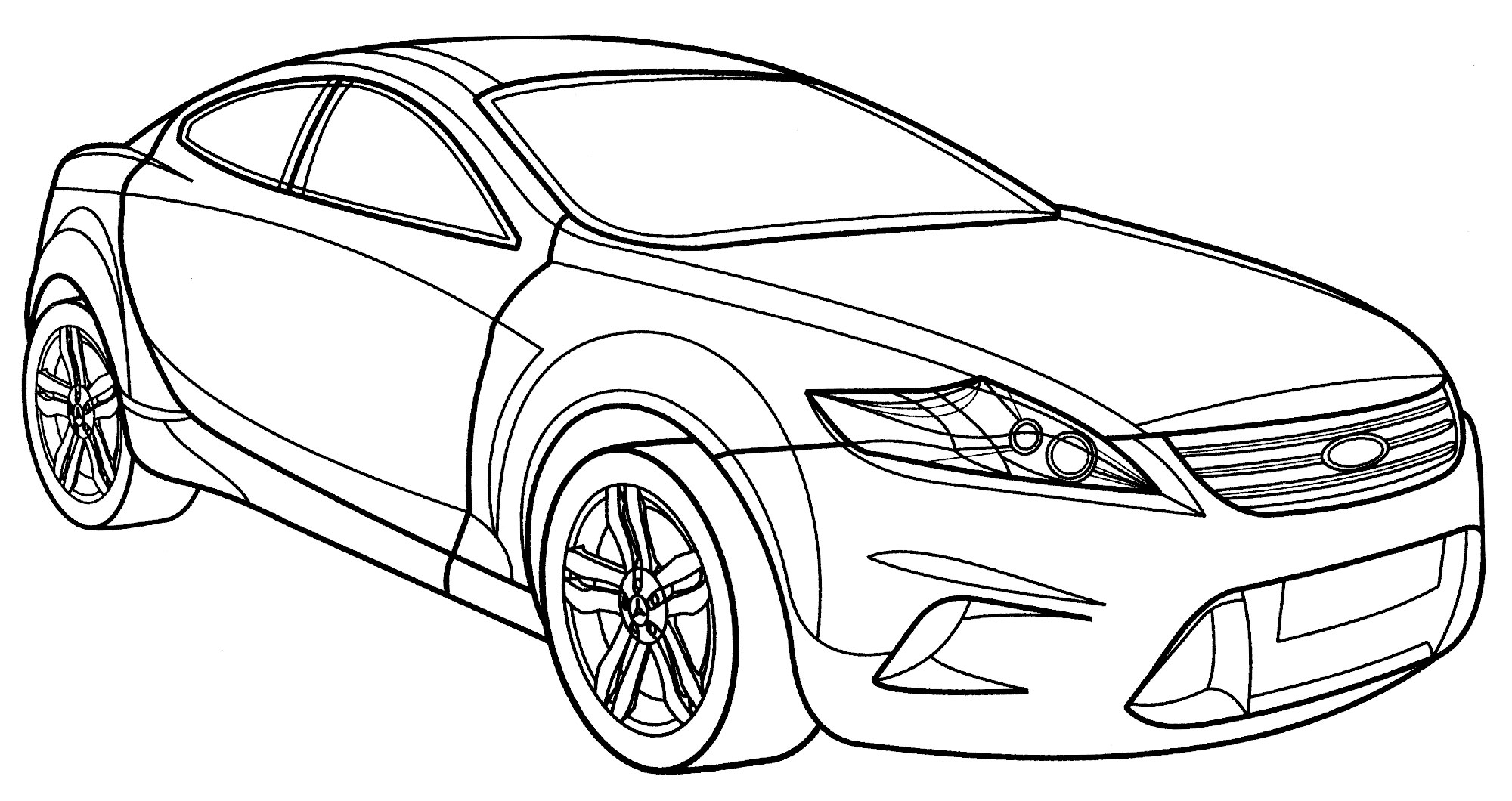 Раскраска Ford Losis