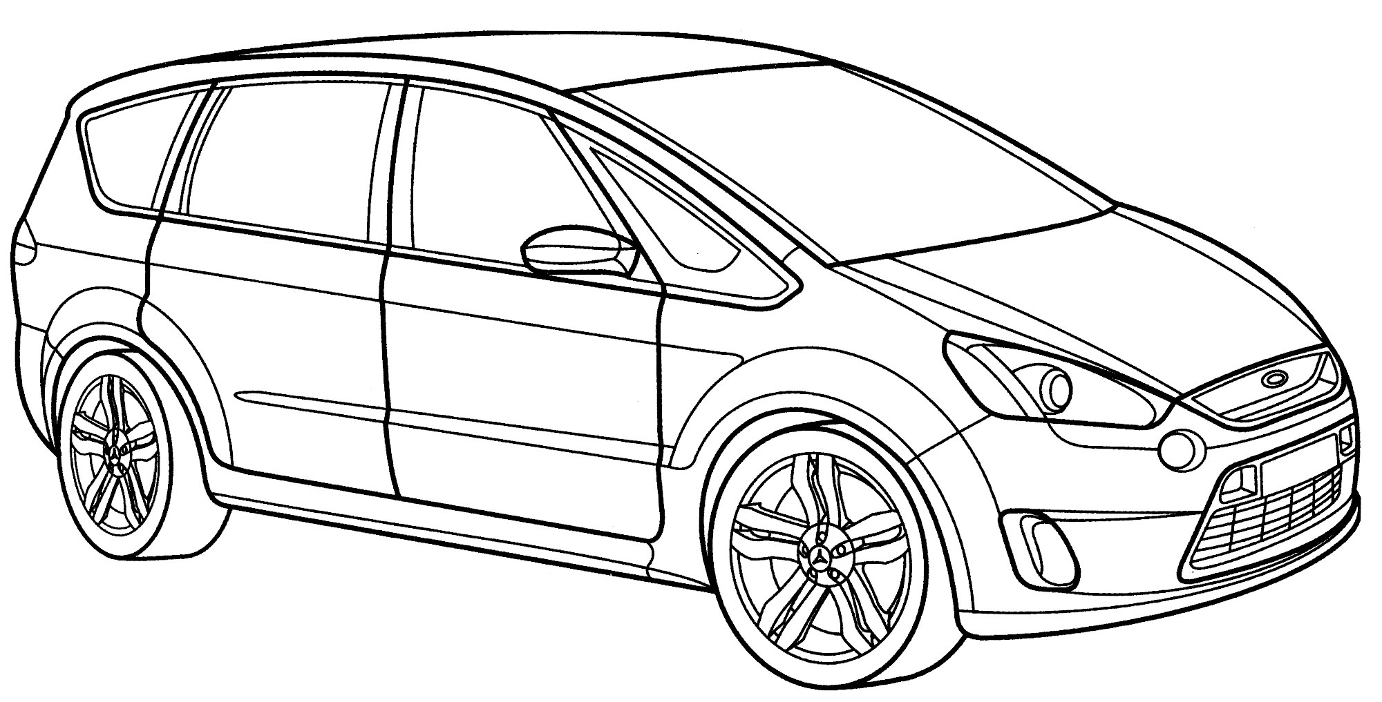 Раскраска Ford SAV