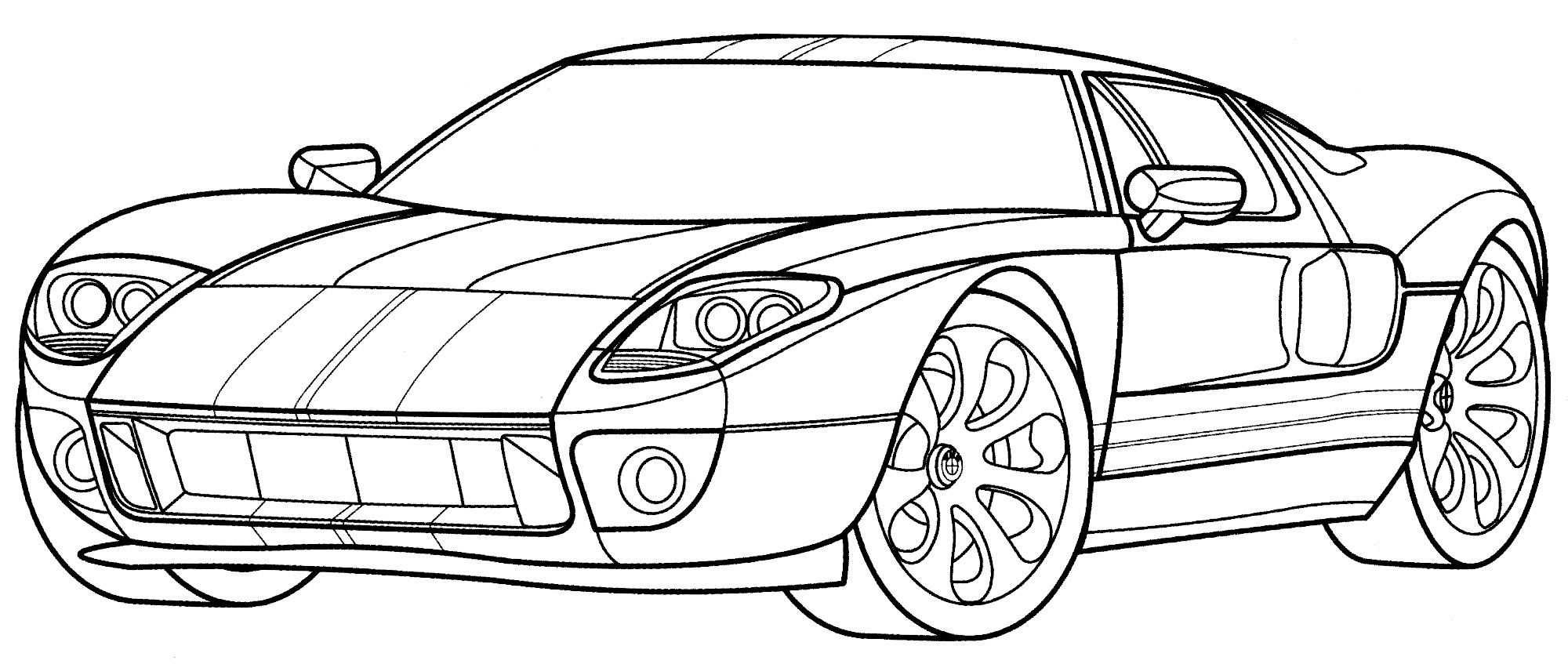 Раскраска Ford Tungsten GT