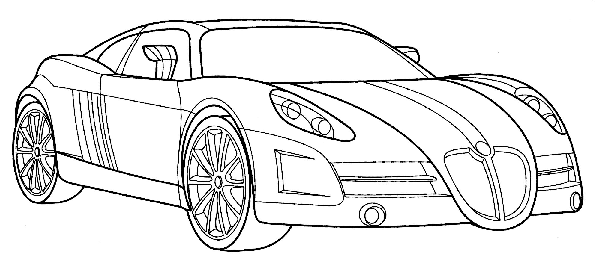 Раскраска Jaguar XF10