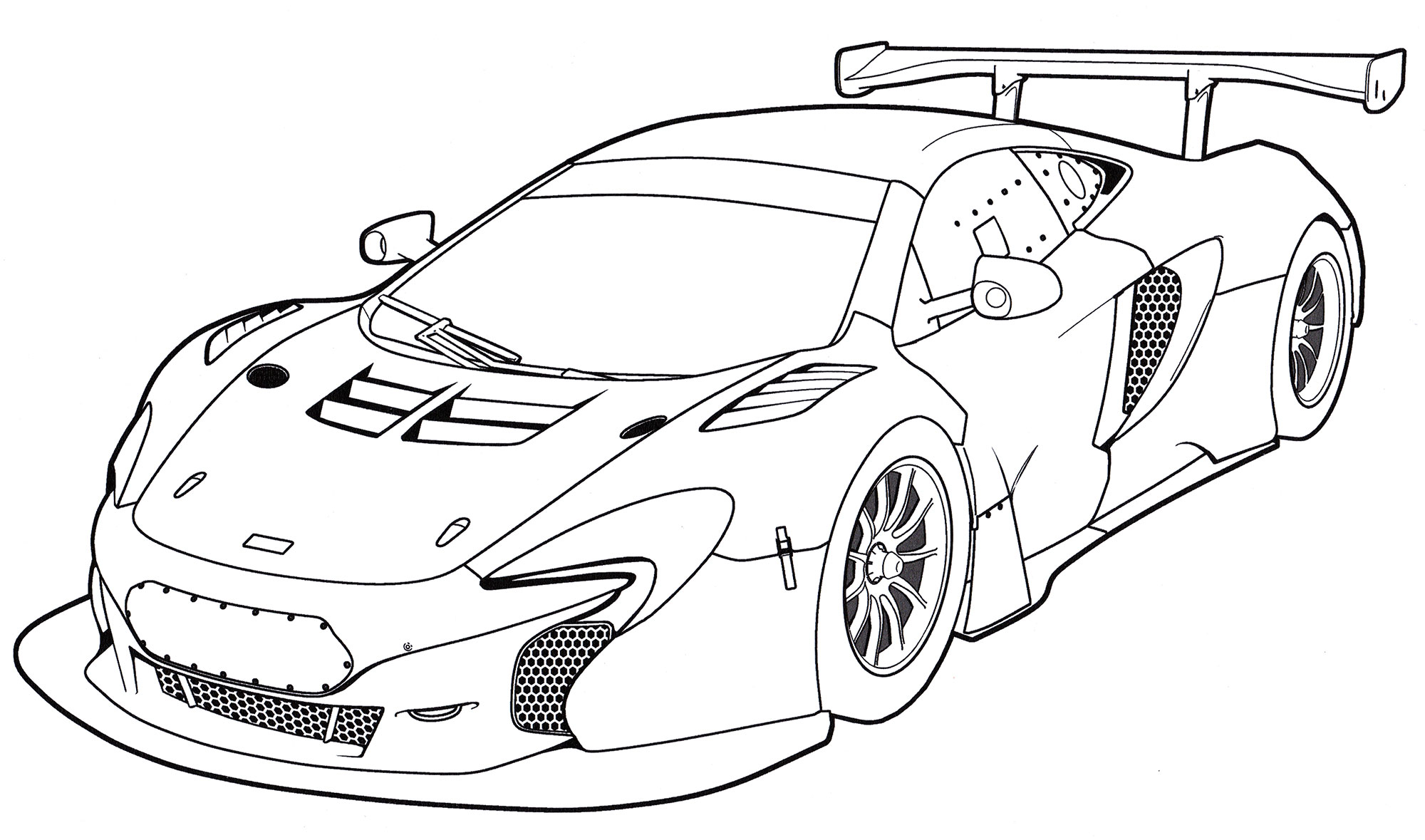 Раскраска McLaren 650S GT3