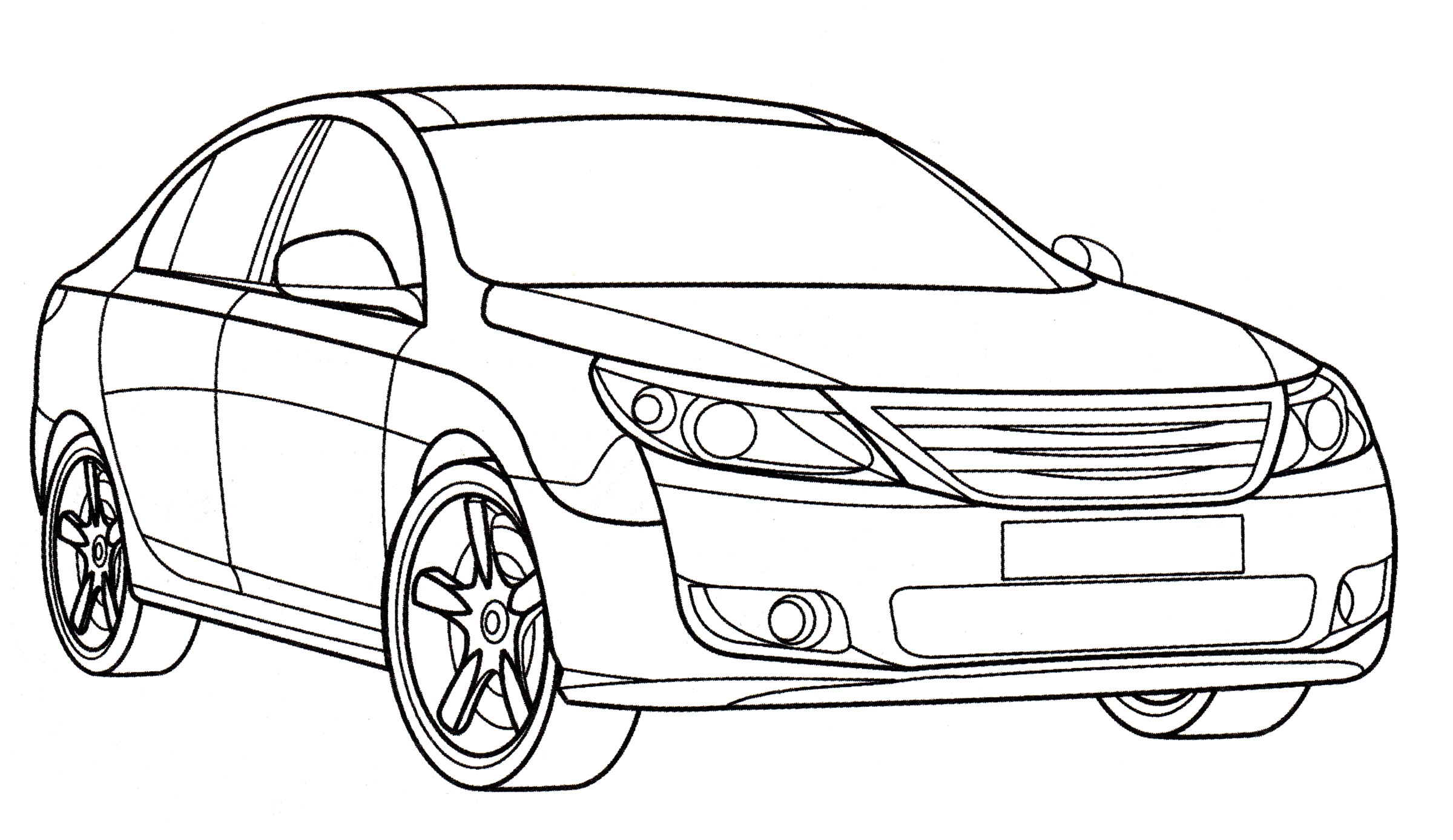 Раскраска Renault Latitude