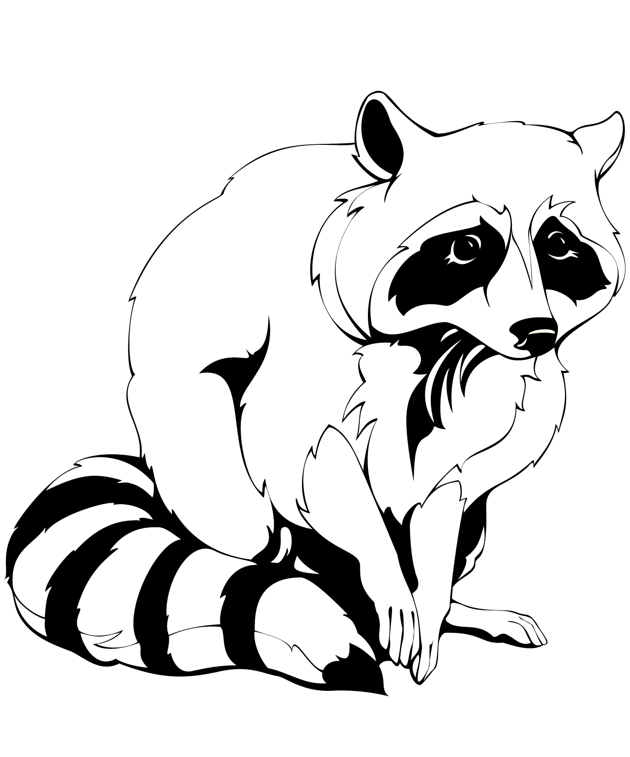 Рисунок Енот