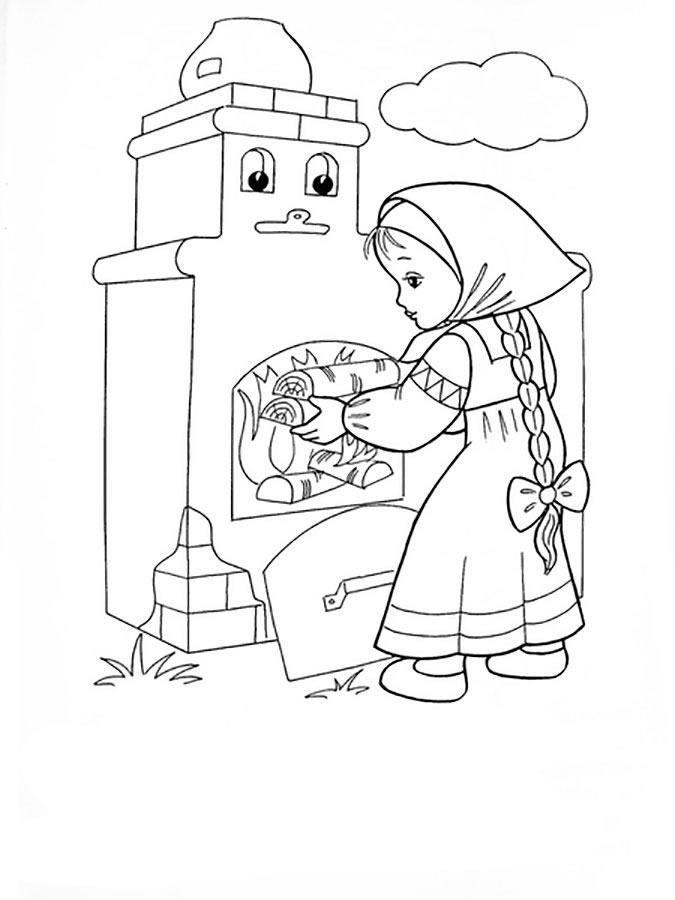 Рисунок Печка