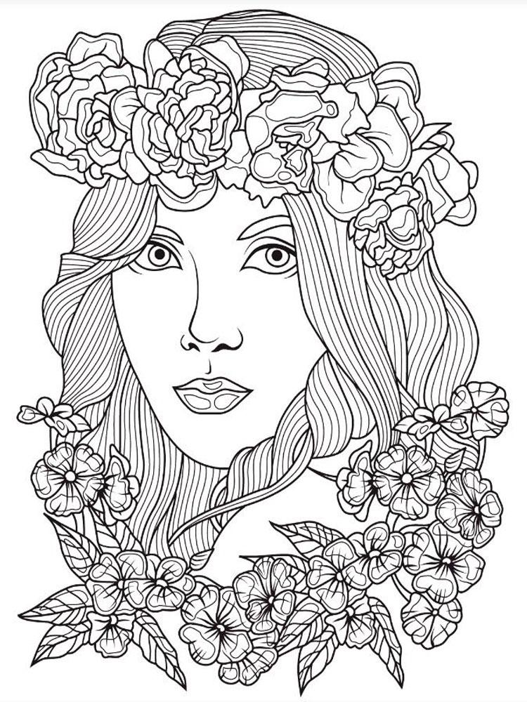 рисунок женщина