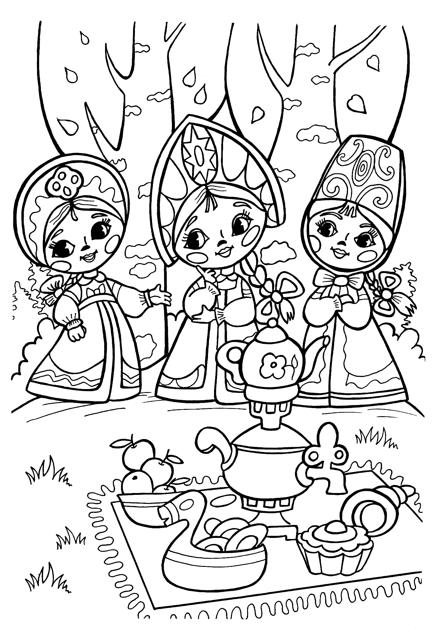Сестрицы в кокошниках