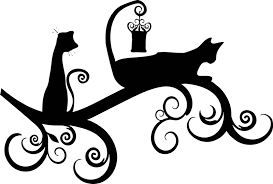 Трафарет коты
